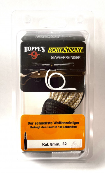 Hoppe`s BoreSnake Reinigungsschnur Waffenreiniger Kaliber .32 8mm