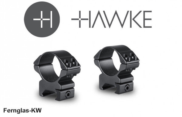 HAWKE 22116 30 mm Ringmontage Mittel für Weaver Schiene Zielfernrohr-Halterung
