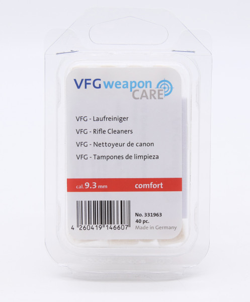 VFG 331963 cal. 9,3 mm Laufreiniger für Büchsen Comfort 40 Stück