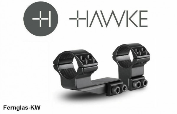 HAWKE 22121 Ringmontage 25,4 mm Hoch 2 Zoll Versatzgröße 9-11 mm