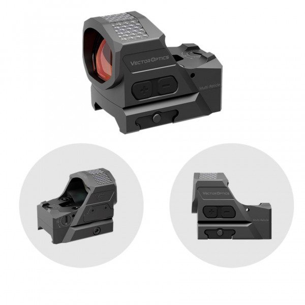 Vector Optics SCRD-SM64 Frenzy-X 1x19x26 MRS GenII Solar Power Multi-Reticle