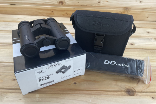 BWare DDoptics 440120020 Fernglas Ultralight 8x26 schwarz mit Zubehör V561