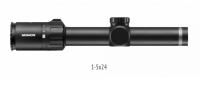 Minox 80107666 Allrounder Zielfernrohr 1-5x24 Leuchtabsehen 4 in 2 Bildebene mit Schiene Minox 80107666 Allrounder Zielfernrohr 1-5x24 Leuchtabsehen 4 in 2 Bildebene mit Schiene