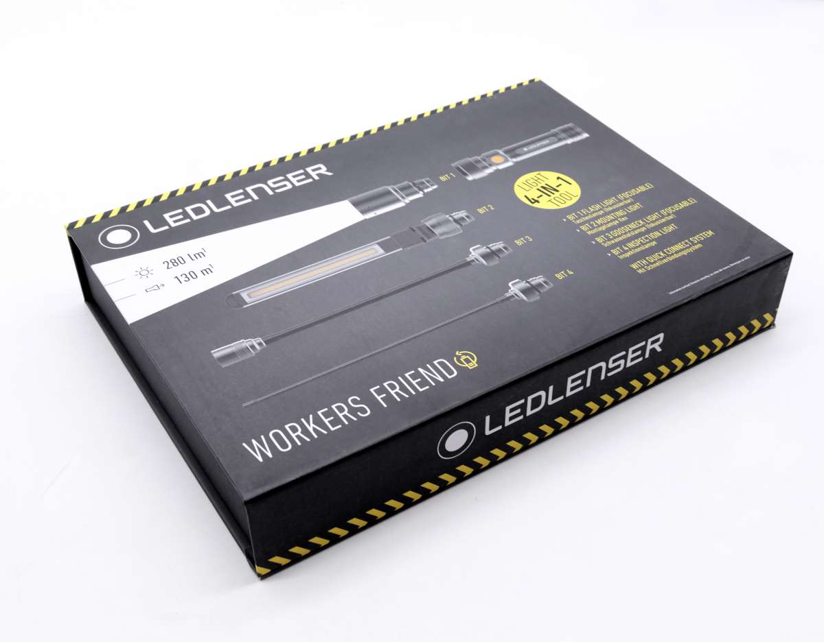 Ledlenser 202136 Workers Friend Grey Box Taschenlampe flex 