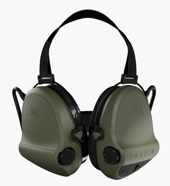 Sordin Supreme X2 Elektronischer Gehörschutz Neckband Gel grün