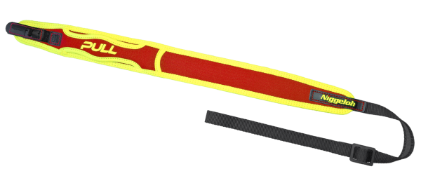 Niggeloh 191100004 Gewehrgurt PULL mit SV Neopren TRAIL Gelb Rot
