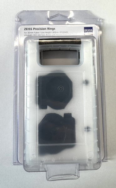 Zeiss Precision Rings Montageringe 30mm LOW .850" / 21,6mm