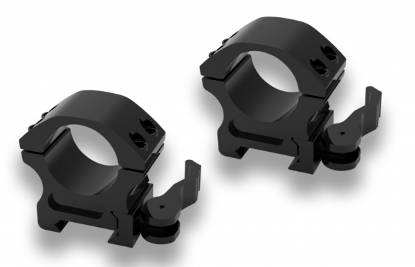 Anschütz Optics 63610 Ringmontage 1″ 25,4mm niedrig Weaver Hebel quick release