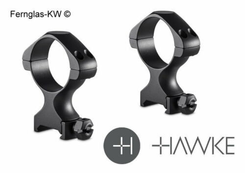 HAWKE 23022 2 Stück Ringmontagen 34 mm Precision Steel Weaver Hoch