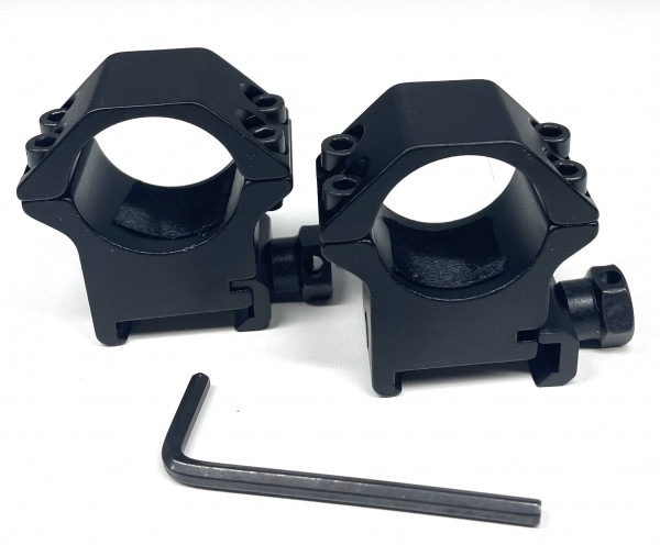 Victoptics VIMW-02 Montageringe 25,4mm Aluminium Medium Weaver Rings