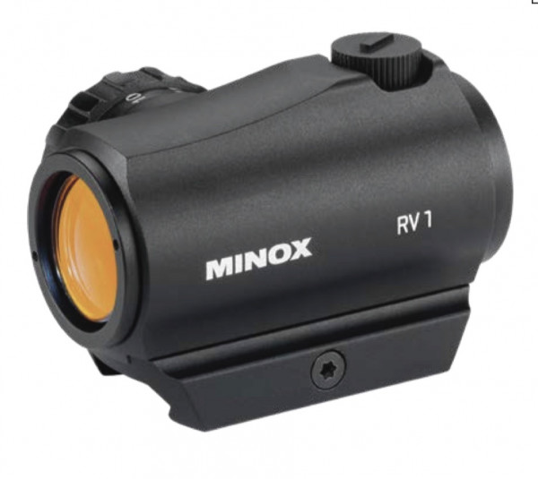Minox 80224005 RV 1 Leuchtpunktvisier 2 MOA Leuchtpunkt mit Weaver Picatinny Montage
