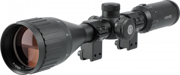 HAWKE 11435 Fast Mount IR 3-12x50 AO IR Mil Dot inkl. Montageringe 11 mm