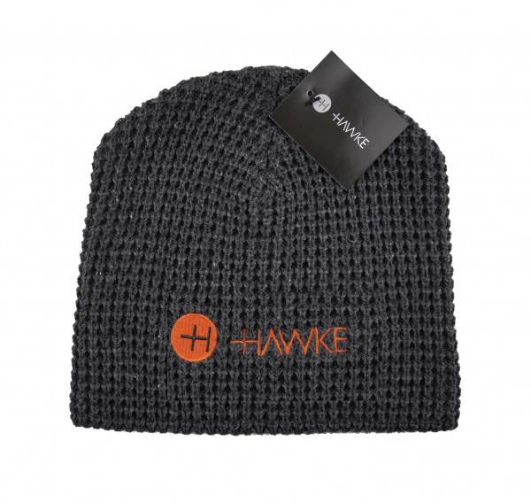 Hawke 99341 grey waffle fleece Beanie Mütze Wintermütze