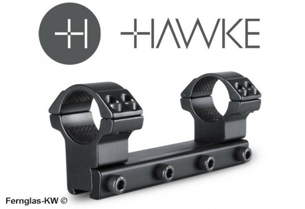 HAWKE 22105 25,4mm 1" Ringmontage Hoch für 9-11mm Schiene Zielfernrohr Halterung
