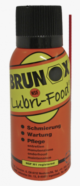 Brunox Lubri-Food 120ml speziell für Messer und Maschinen zur Fleischverarbeitung