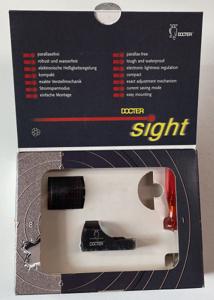 Docter sight Gebraucht mit Funktion Jagd und Sport mit Schraubendreher und Abdeckung V439