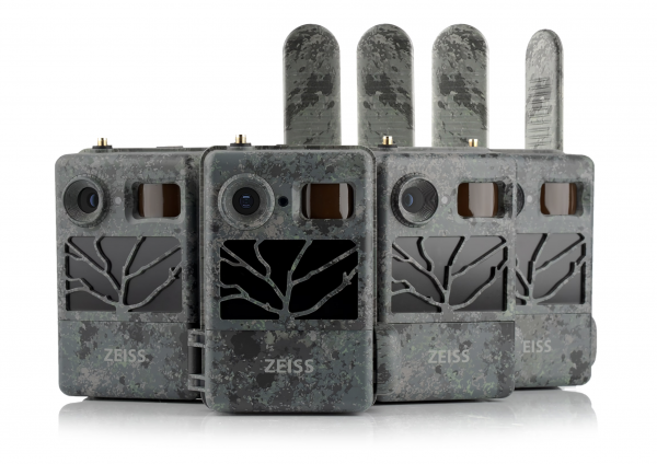 4er Pack ZEISS Secacam 3 Wildkamera mit Sendefunktion 60 Grad Sehfeld 25m Blitzreichweite