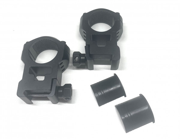 BWare Hawke 24113 Taktische Ringmontagen 1 Zoll 2 Stück Weaver Extra Hoch V700