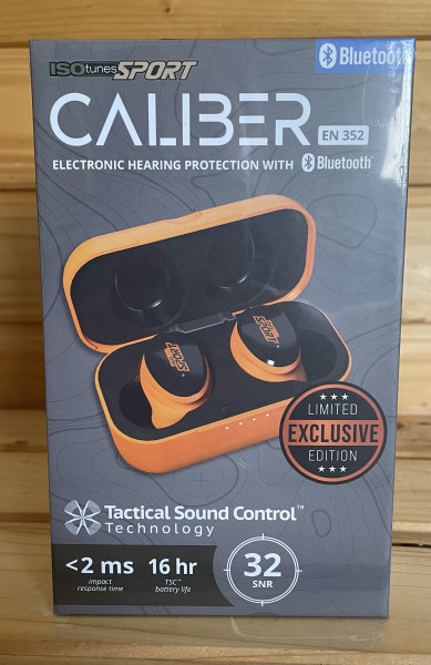 ISOTUNES Sport Caliber mit Sicherungskordel orange