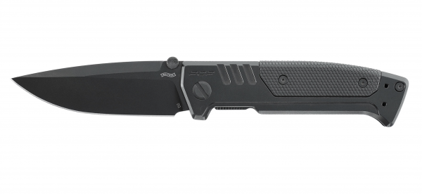 Umarex 5.0897 Messer Walther PDP Steel Frame Spearpoint Folding Knife BLK-BLK