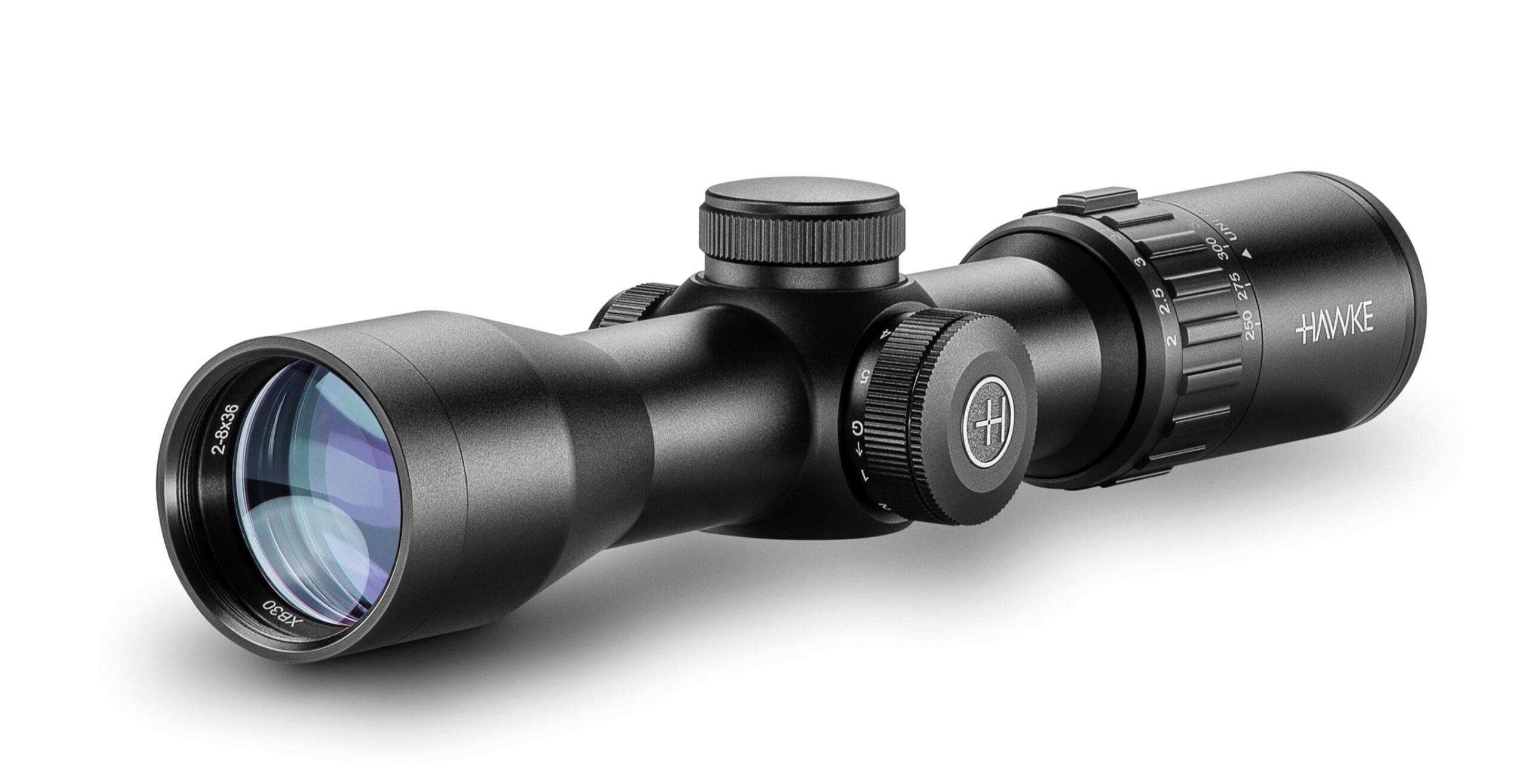 HAWKE 12227 Armbrust Zielfernrohr XB30 Kompakt 2-8x36 SR Rot Grün Leuchtabsehen