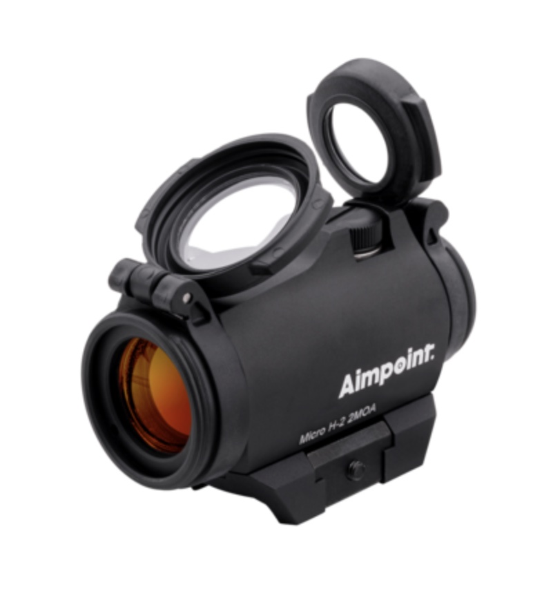 Aimpoint 200185 Micro H-2 Black Red Dot 2 MOA inklusive Weavermontage 682510210