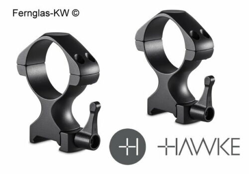 HAWKE 23032 2 Stück Ringmontagen 34 mm Precision Steel Weaver Hoch Lever