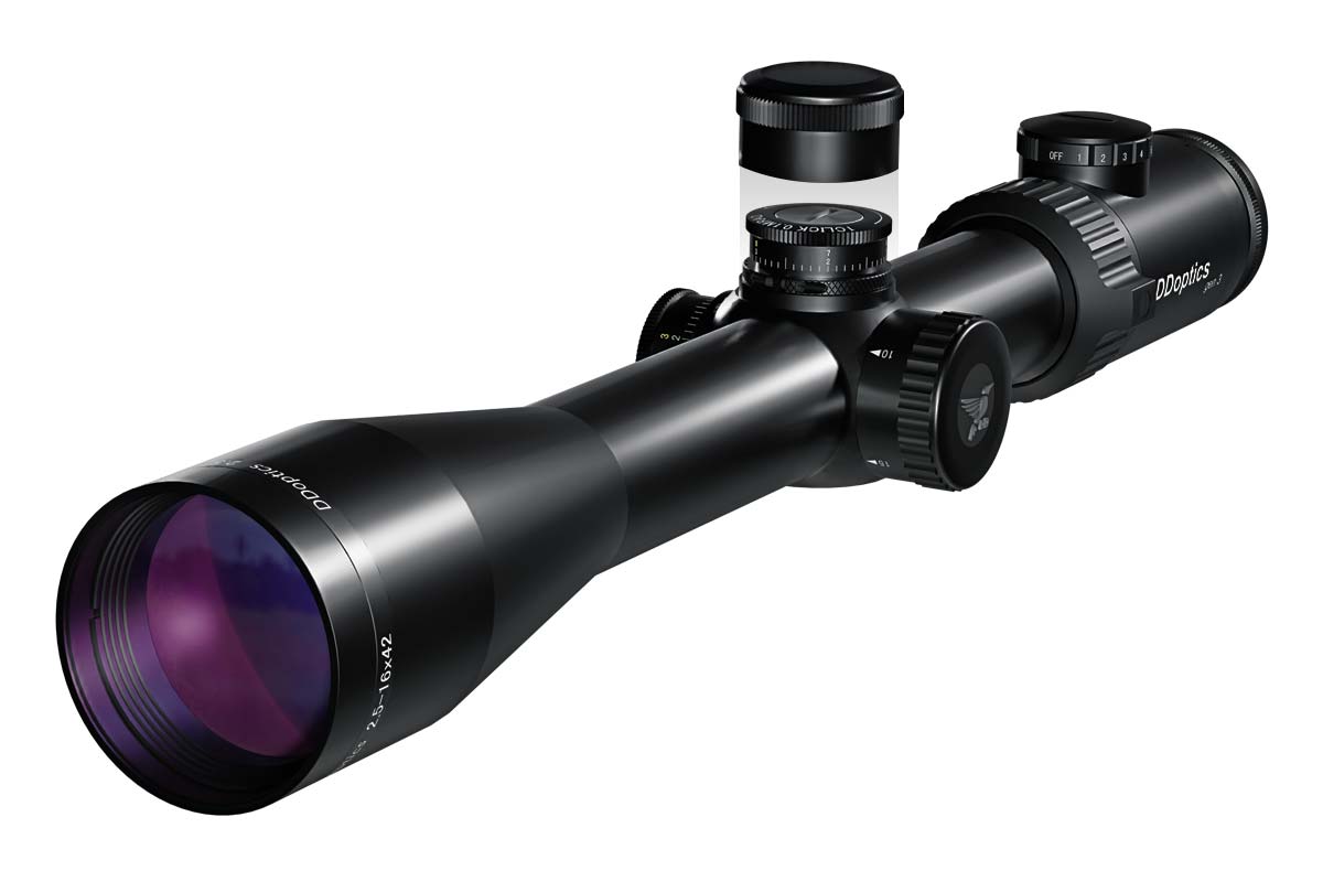 DDoptics 442511133 Zielfernrohr Nighteagle V6 2,5-16x42 Gen3 MRAD A4N