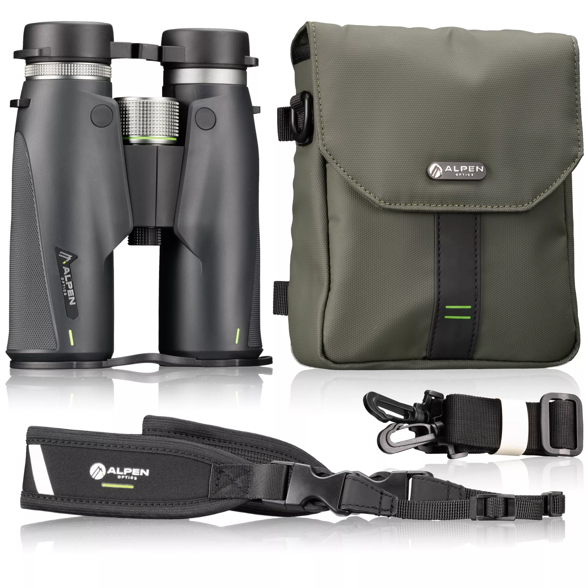 ALPEN OPTICS Teton 10x42 Fernglas mit Abbe-Prismen / ED-Glas