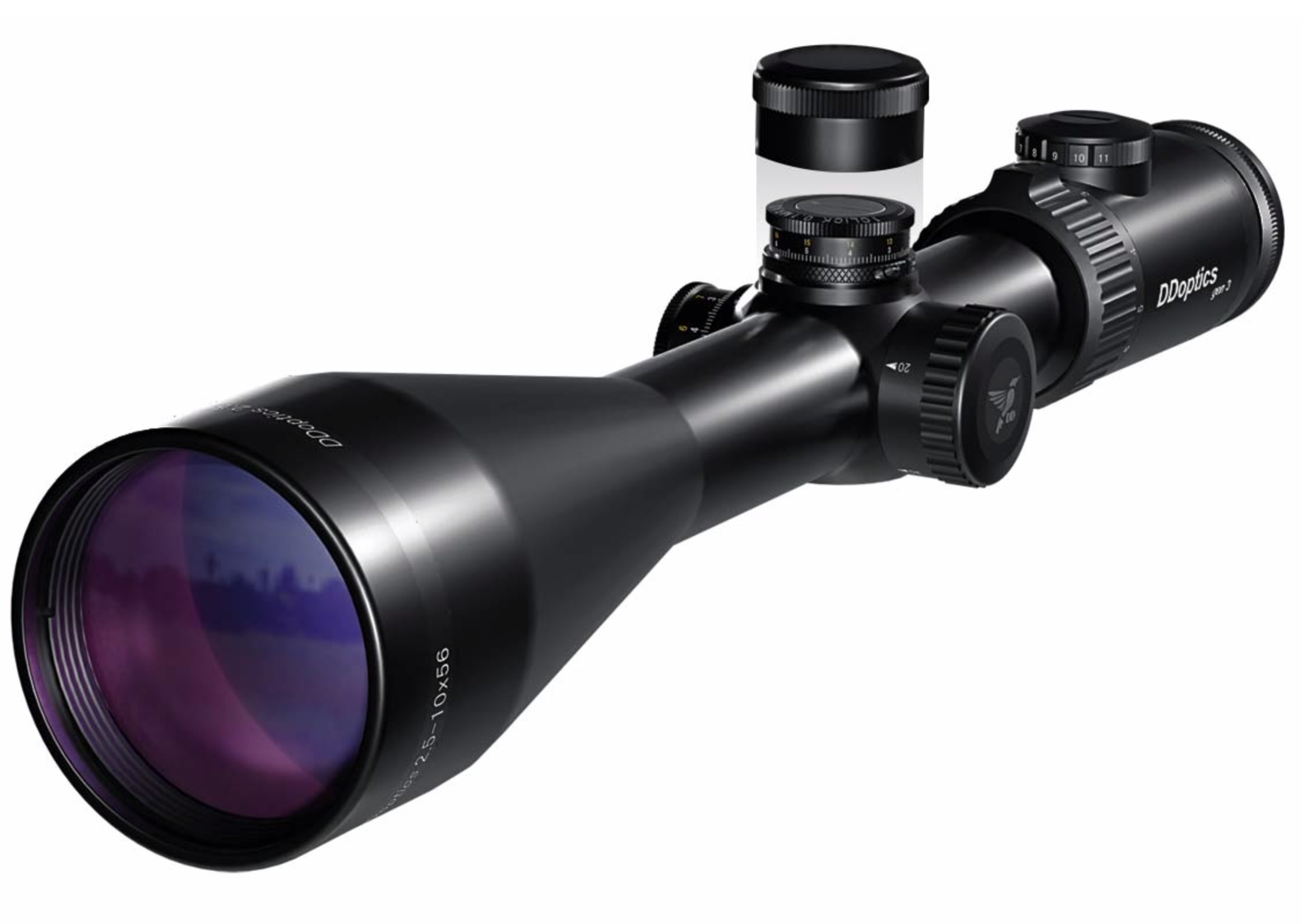DDoptics 442511139 Zielfernrohr Nighteagle NFX 2,5-10x56 Gen3 A4N MRAD