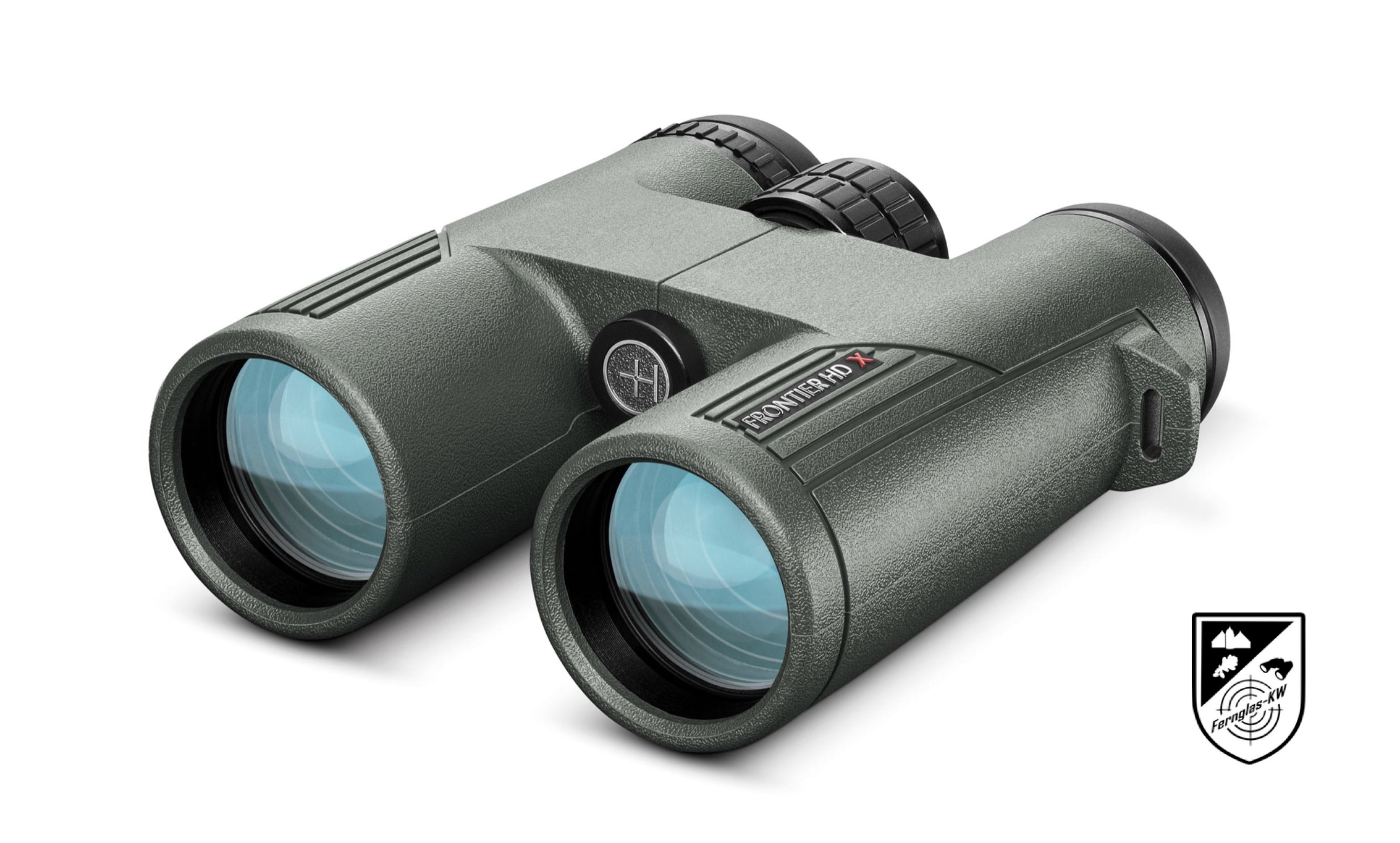 HAWKE 38012 Frontier H DX 10x42 Fernglas Grün mit Zubehör