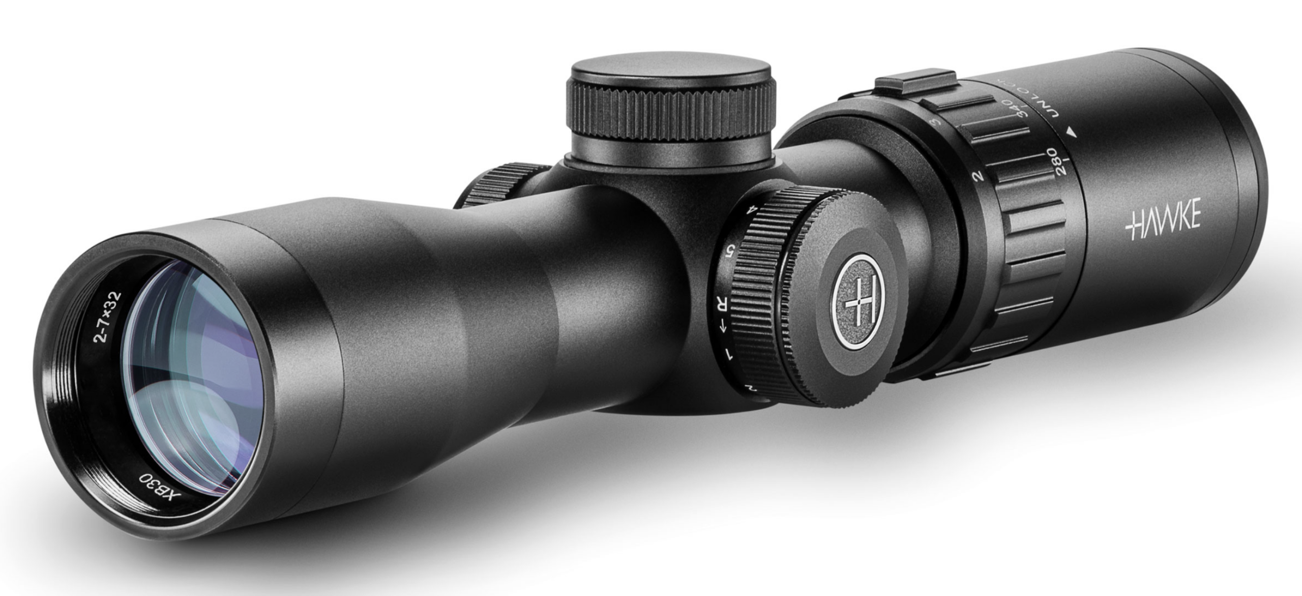 HAWKE 12224 Armbrust Zielfernrohr XB30 2-7X32 SR KALIBRIERT FÜR 280FPS - 440FPS