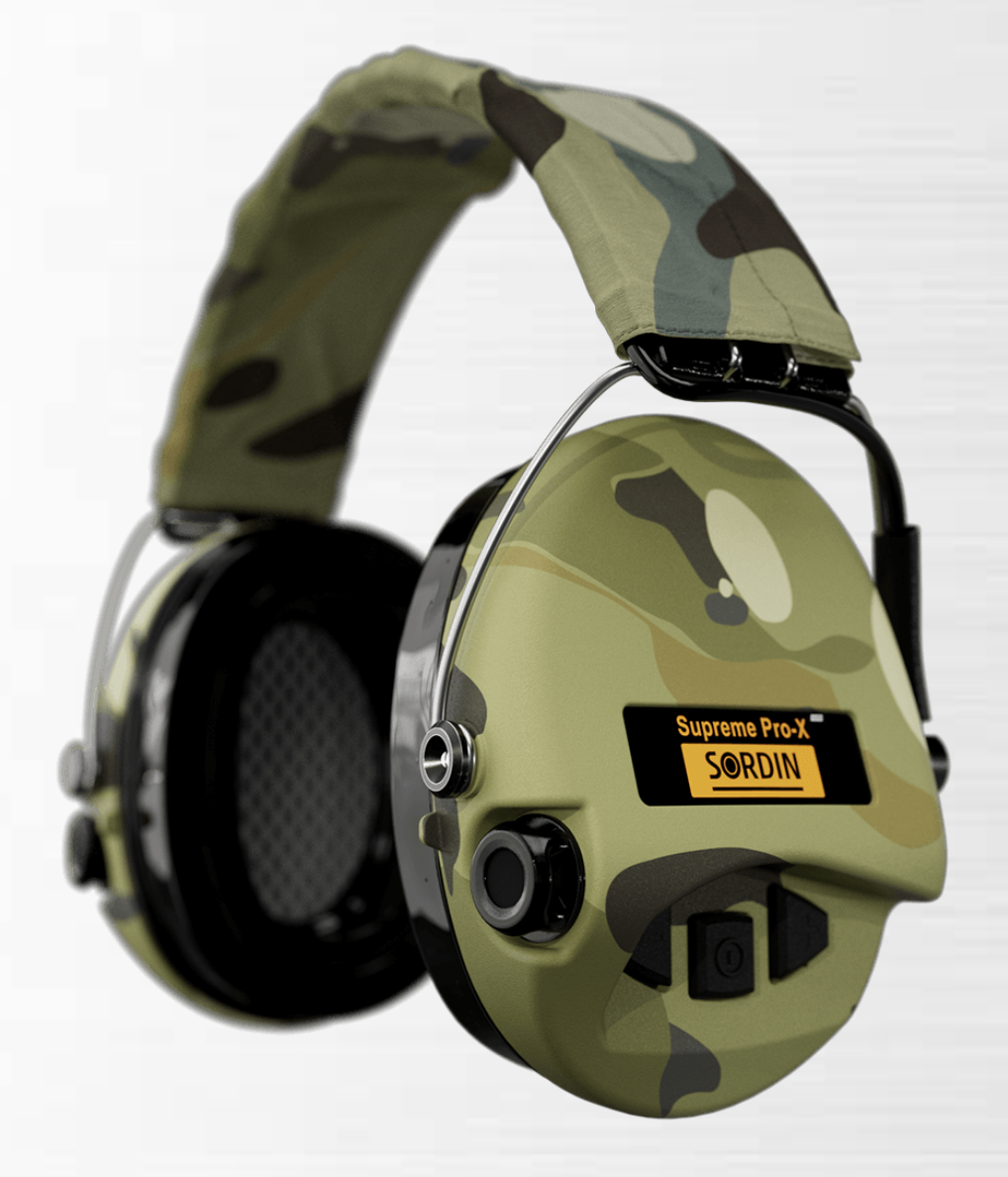 Sordin 75302-X-08-S Elektronischer Gehörschutz Supreme Camo Pro X LED Headband