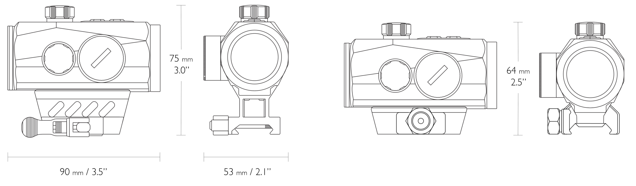 HAWKE 12130 ENDURANCE ROTPUNKTVISIER 1X30 WEAVER GRÜN
