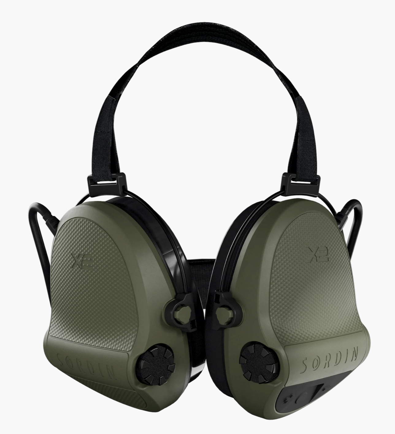 Sordin Supreme X2 Elektronischer Gehörschutz Neckband Gel grün