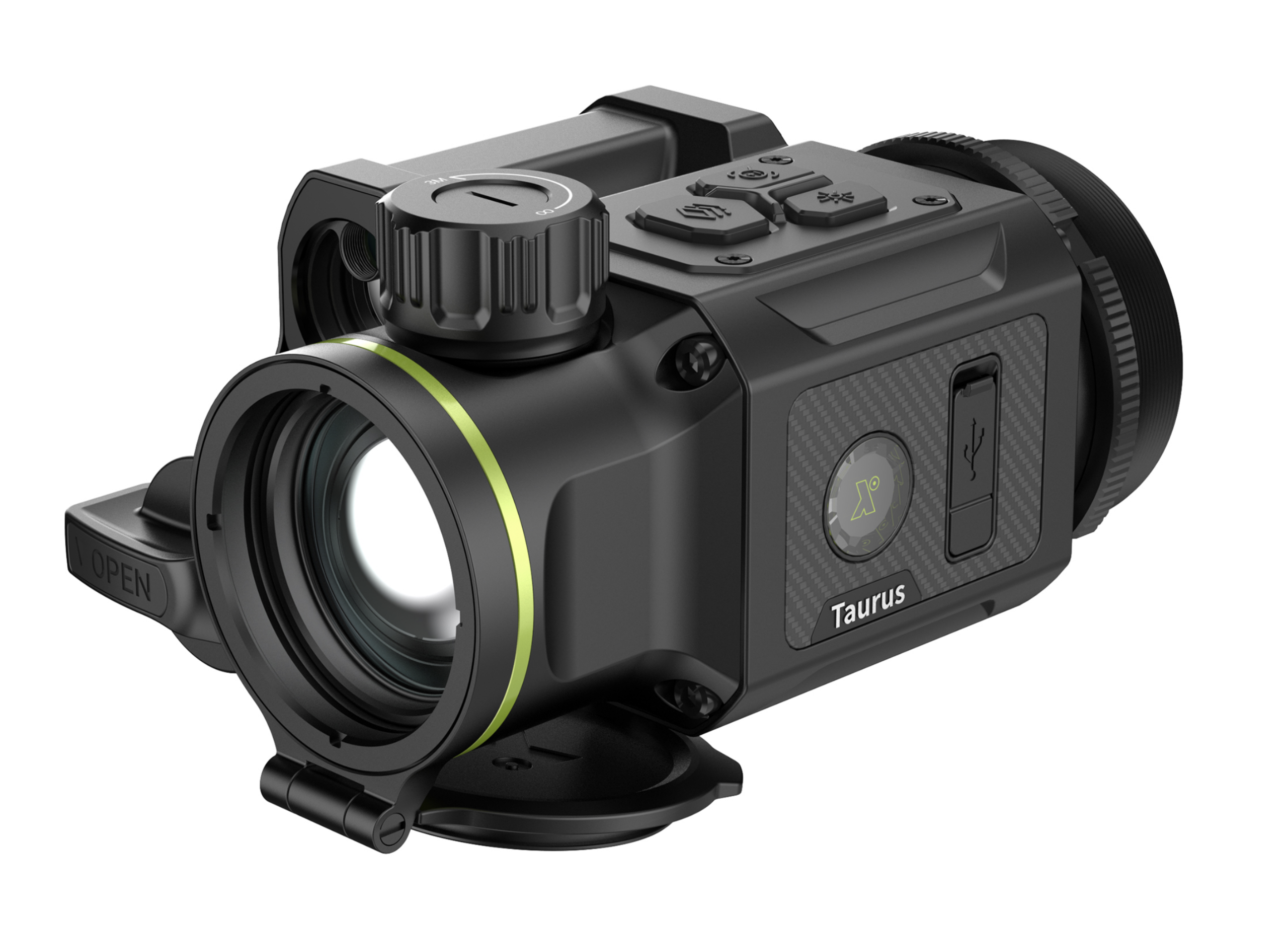 PIXFRA 15275 Taurus T435 LRF Wärmebild-Vorsatzgerät mit Laser-Entfernungsmesser