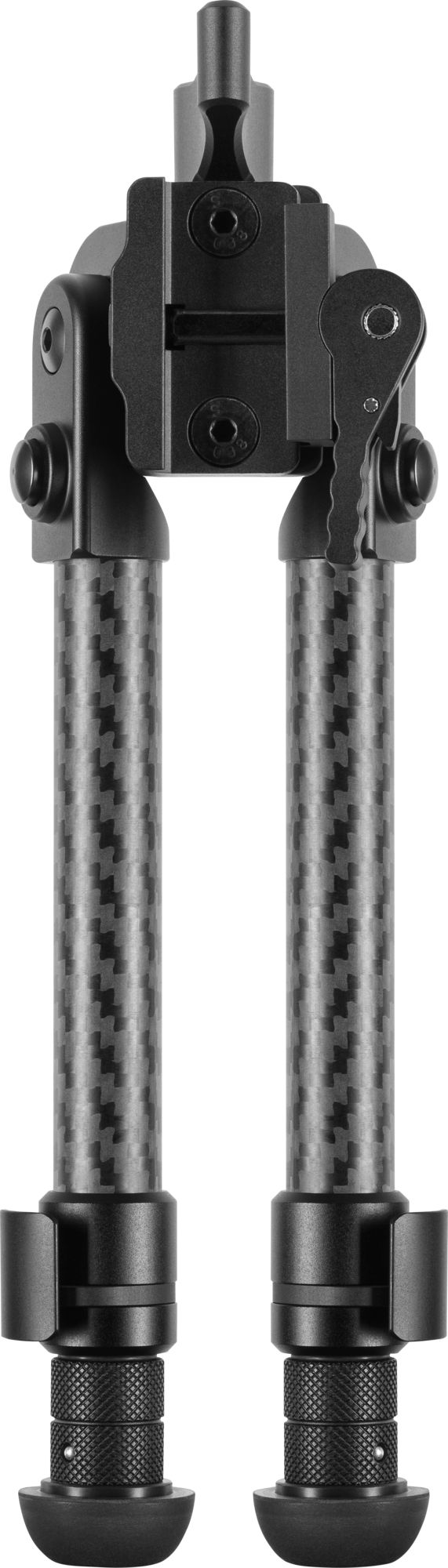 HAWKE 71006 Carbon Fiber Pro Bipod Zweibein schwenkbar mit Rasteneinstellung Picatinny 20-28 cm
