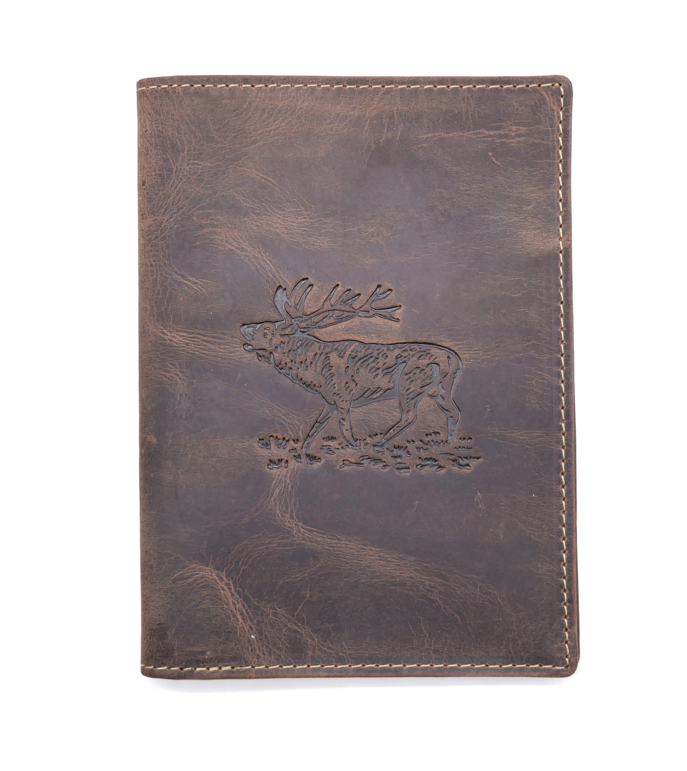 Zeiss Leder Jagdscheinmappe Ausweismappe Etui Hirsch braun 328-25-Stag