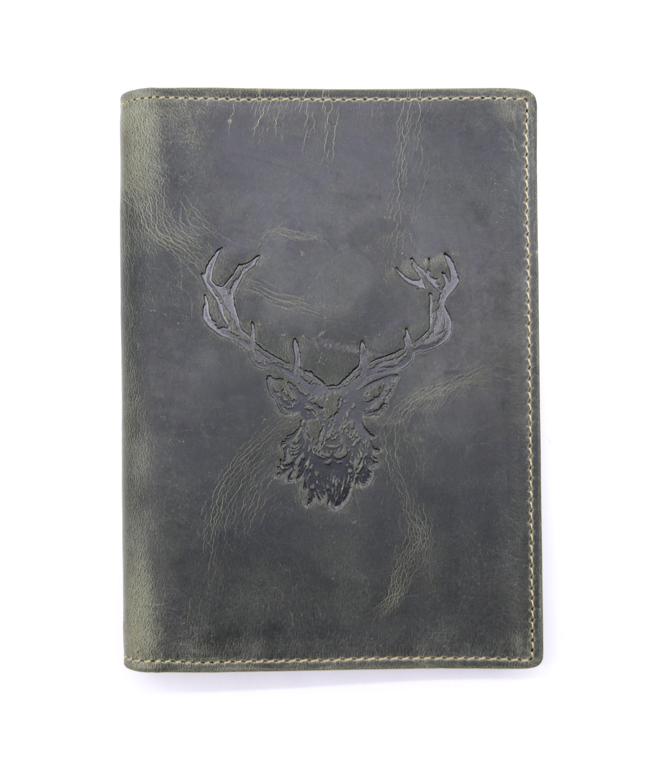 Greenburry Leder Jagdscheinmappe Ausweismappe Etui Hirsch olive 328B-RS-30