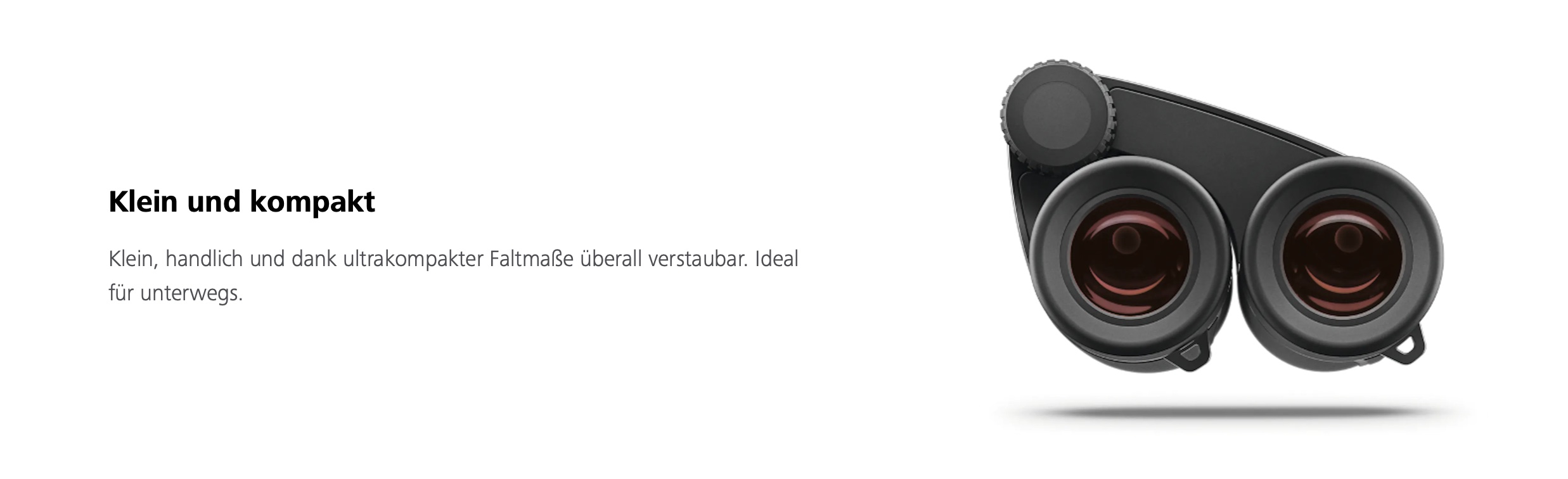 ZEISS Victory Pocket 10x25 Fernglas mit Tragriemen und Tasche